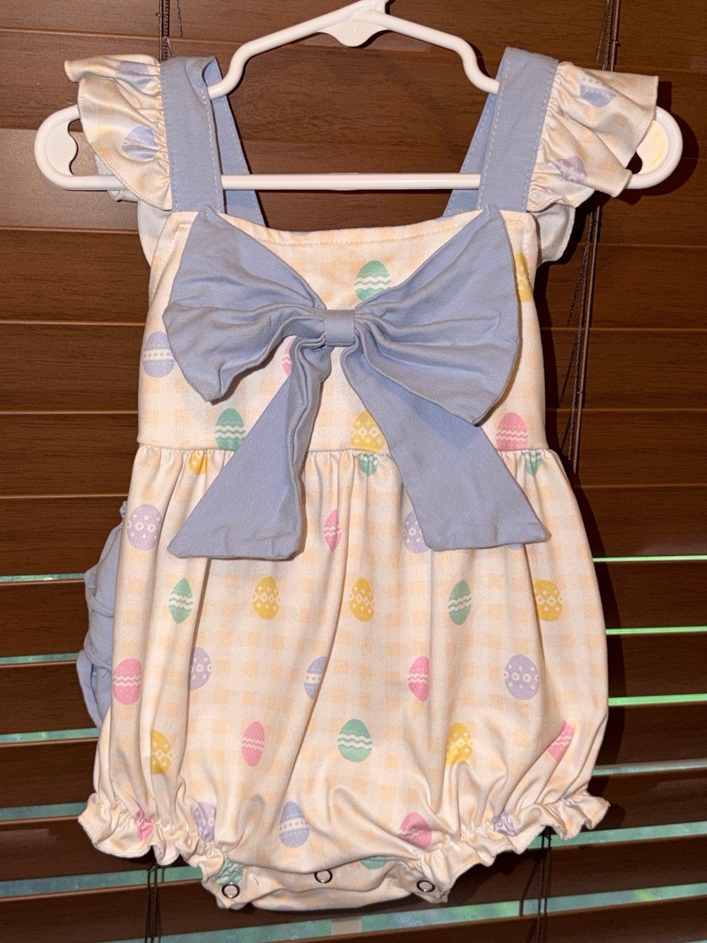 Baby girl Easter romper